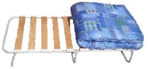Раскладушка на ламелях с матрасом