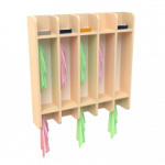 Полотенечница секционная с крючками