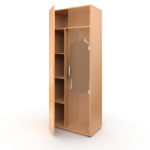 Шкаф для одежды с полками