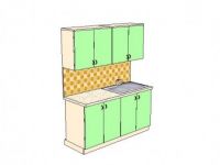 Кухонный гарнитур (без фартука)