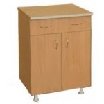 Тумба двухдверная с ящиком 