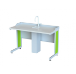 Стол лабораторный для кабинета химии с краном