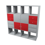 Стеллаж  на 16 ячеек