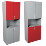 Шкаф широкий закрытый с нишей