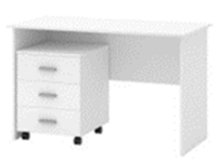 Стол преподавателя с подкатной тумбой