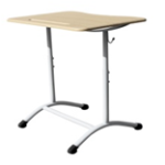 Стол ученический регулируемый одноместный Лидер