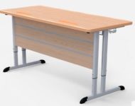 Стол ученический регулируемый двухместный НФ