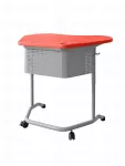 Стол ученический одноместный трапеция ШСТ17Стол ученический одноместный трапеция ШСТ17