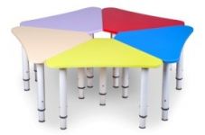 Стол "Лепесток-5М" на регулируемых металлических опорах