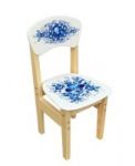 Стул детский Малыш-К, роспись Гжель