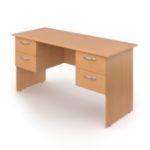 Стол учителя с 2-я подвесными тумбами 2ящ