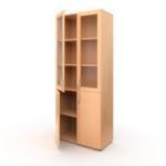 Шкаф для учебных пособий со стеклом