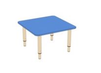 Стол квадратный на регулируемых металлических опорах