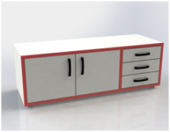 Тумба-пенал горизонтальная